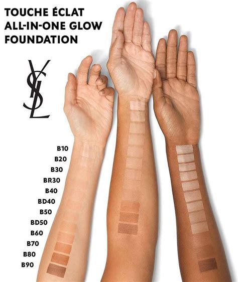 ysl all hours foundation boots|YSL touche eclat shade chart.